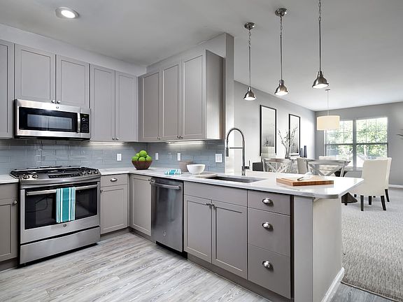 Kitchen and living room