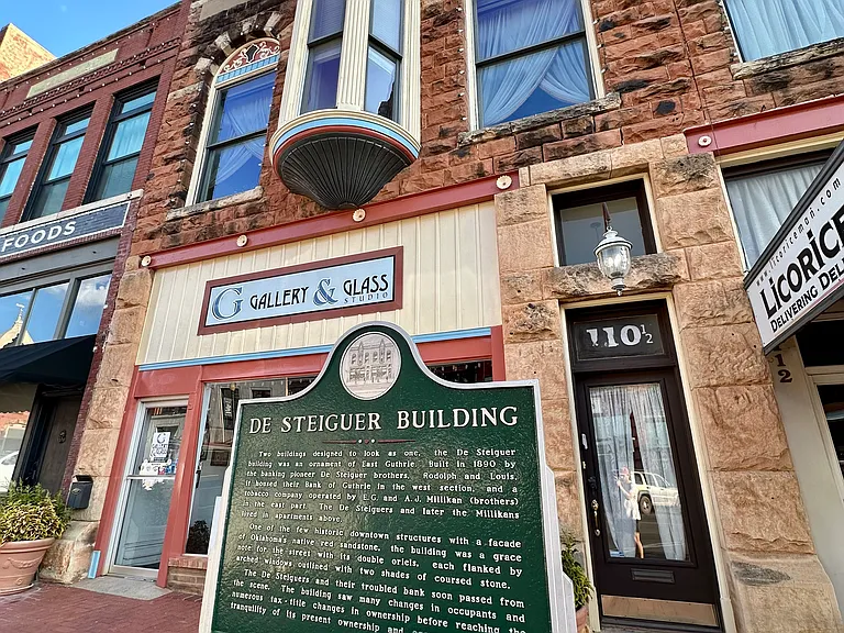 De Steiguer Building Historic Marker