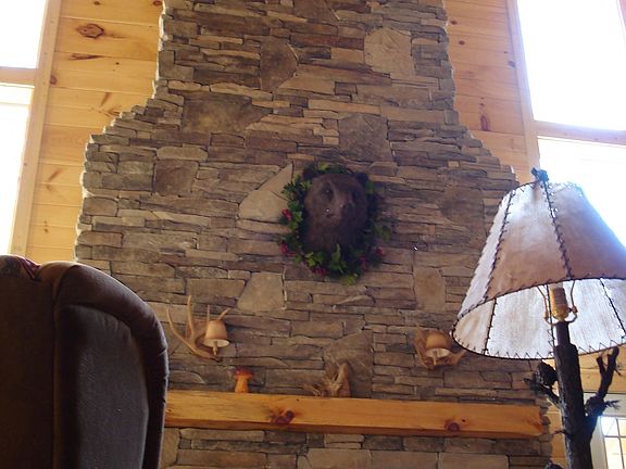 2-story fireplace!