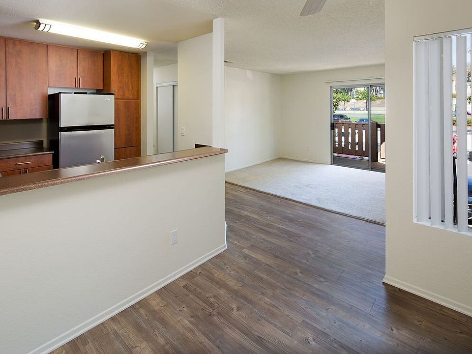Kitchen, living, and dining area