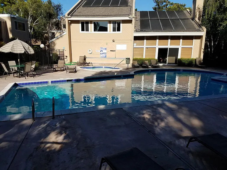 Pool and jacuzzi