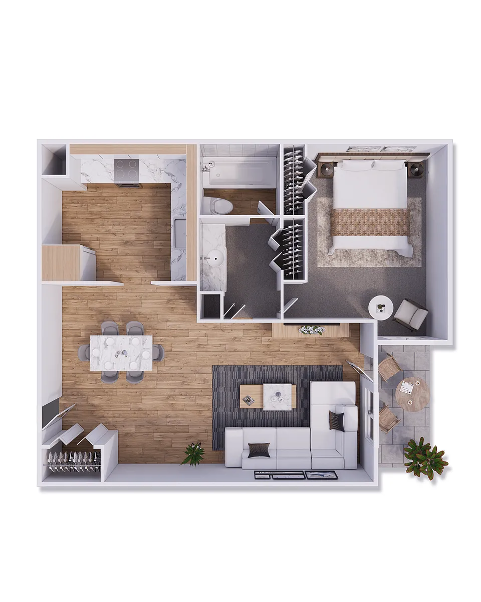 Floor plan West Mid A3