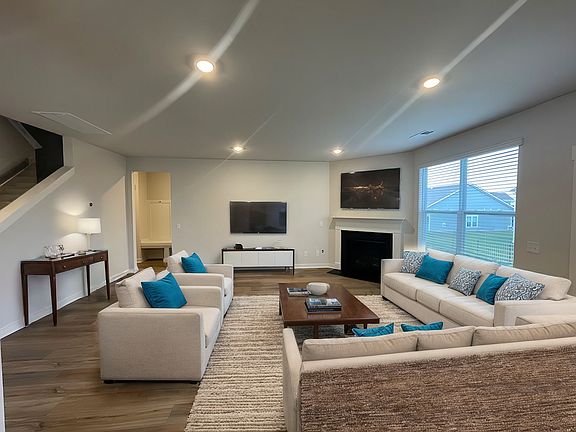 Downstairs living room.