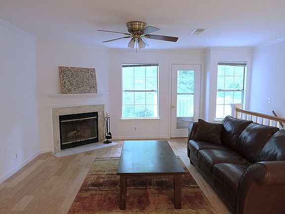 Living room view of woods