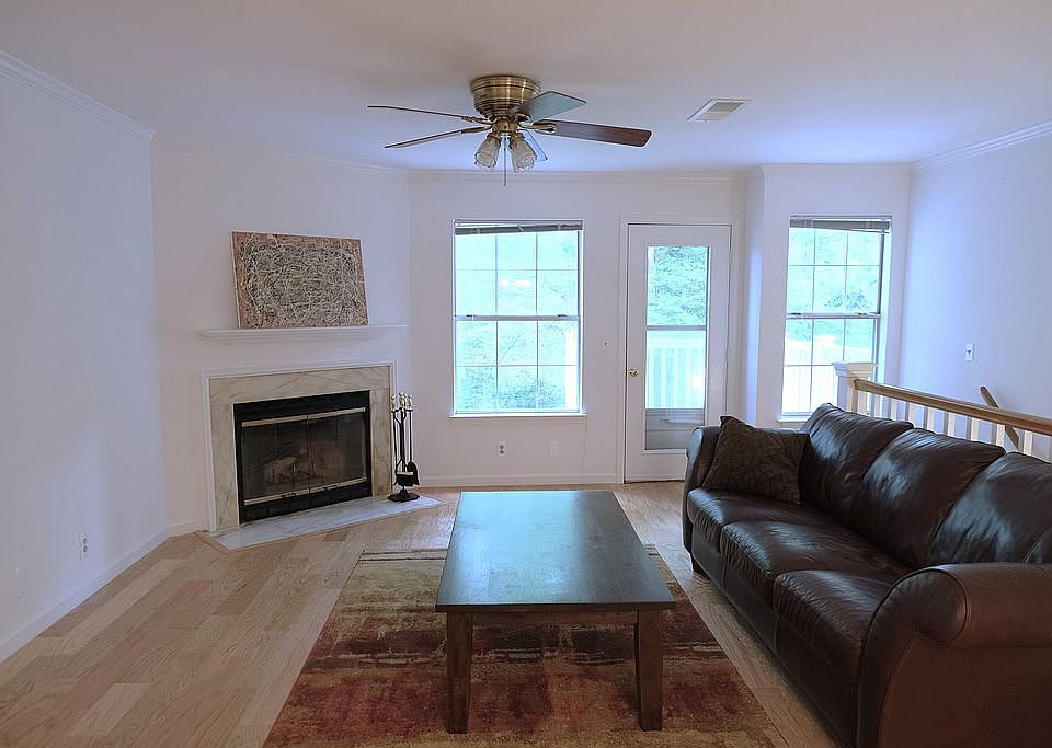 Living room view of woods