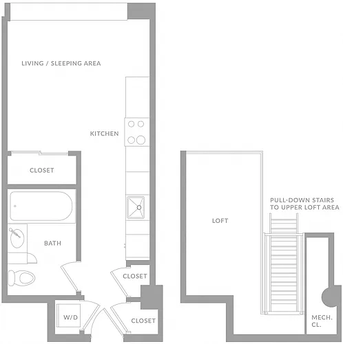 Floor plan Studio A