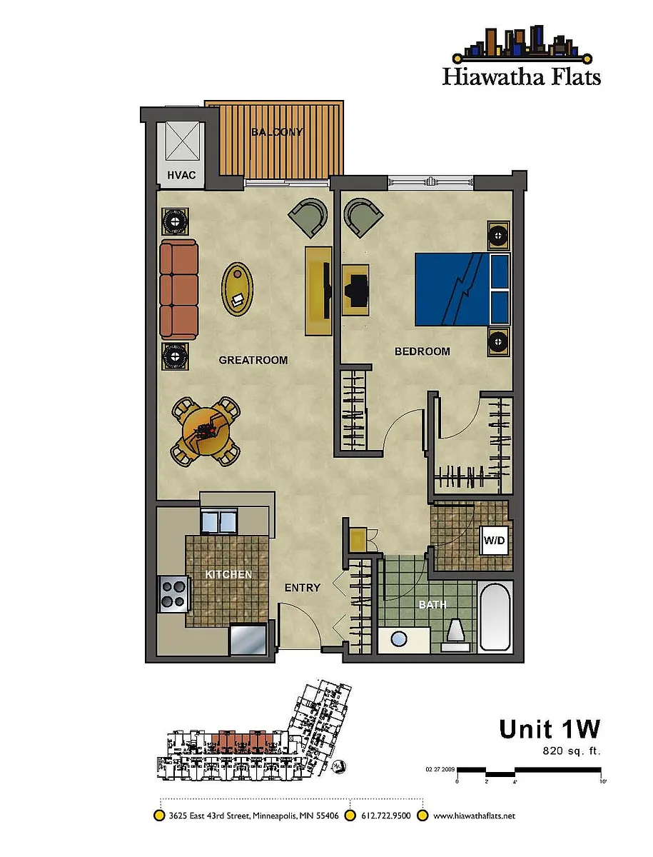 Floor plan 1W