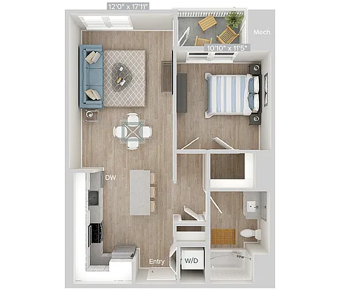 Floor plan A1U