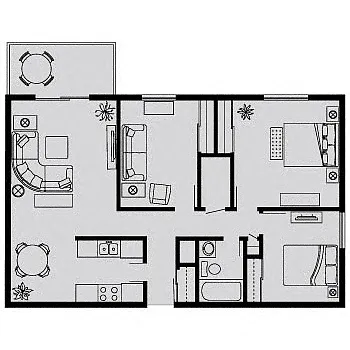 Floor plan B3