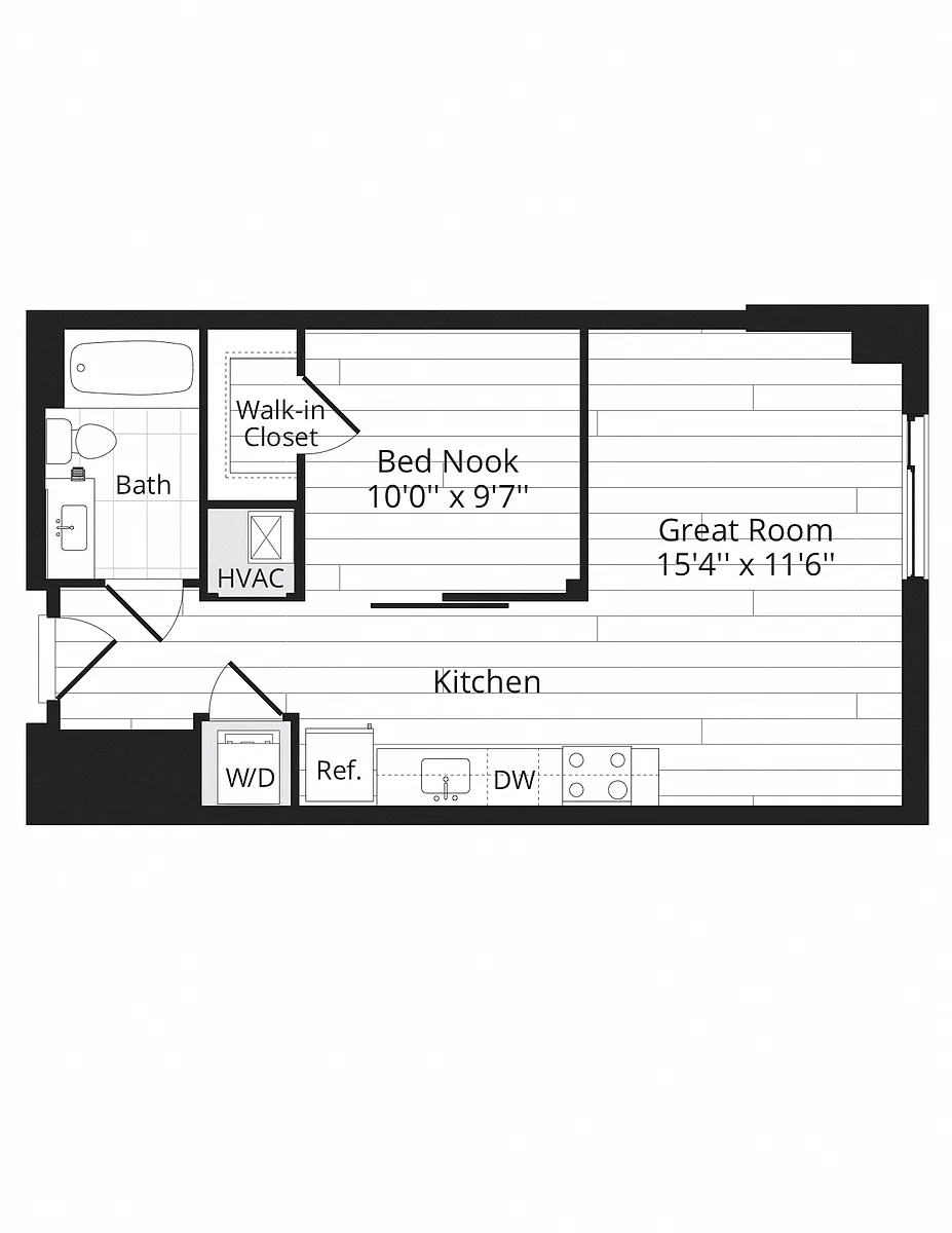 Floor plan Studio 03