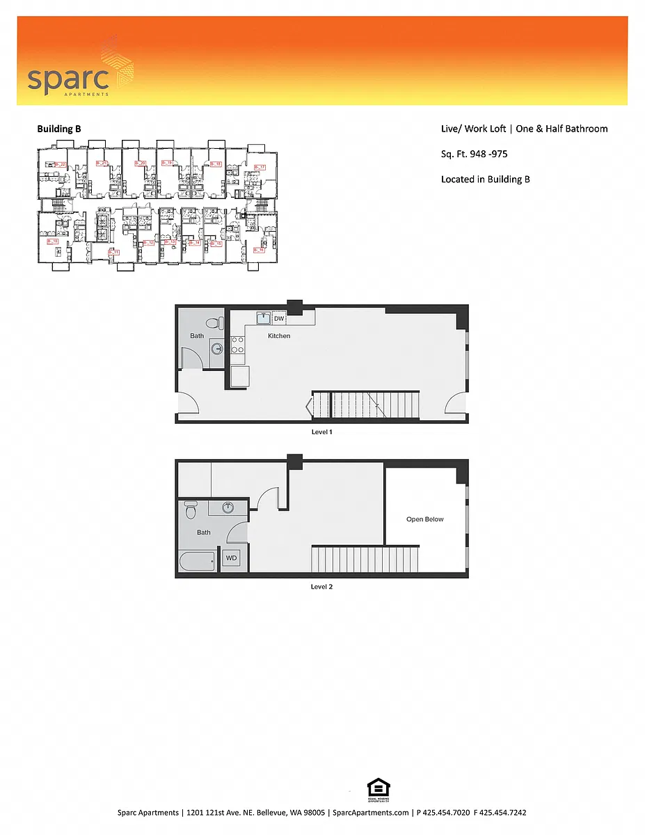Floor plan Live Work Loft