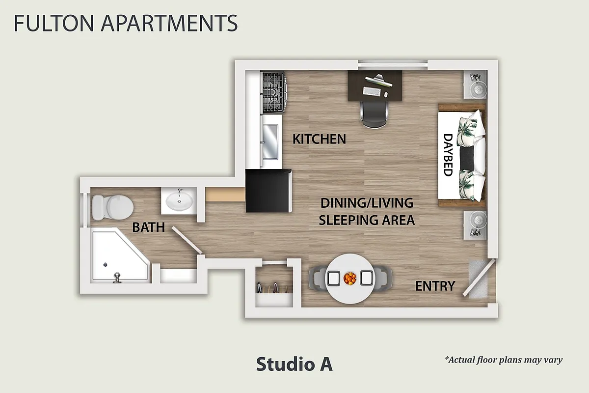 Floor plan Studio