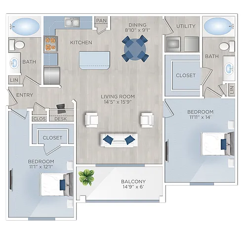Floor plan D