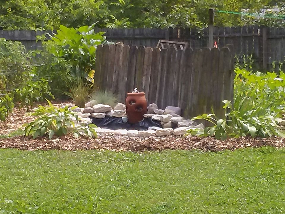 Backyard fountain/pond