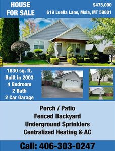 619 Luella Ln, Missoula, MT, 59801