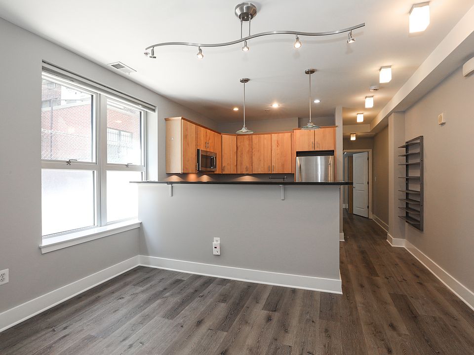 Modern Open-Concept Living Room & Kitchen _ Hardwood Floors & Natural Light