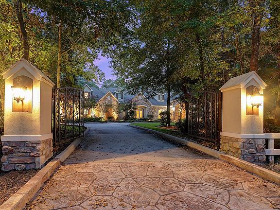 First set of gates with coach light to estate