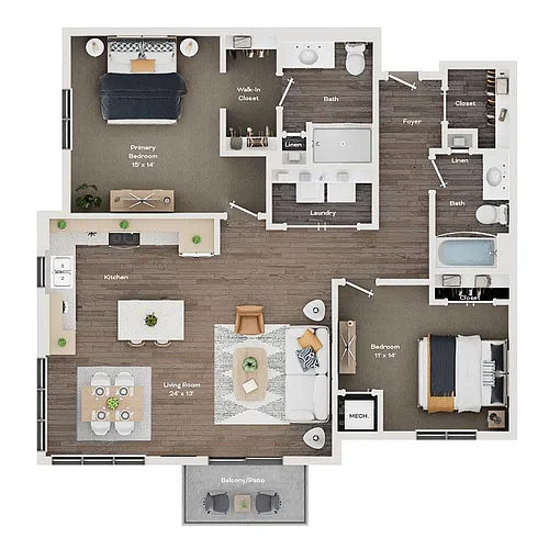 Floor plan C7/C8 - Manor