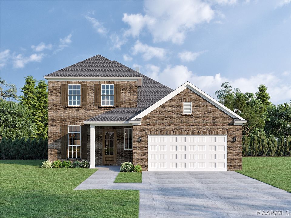 Actual Home has a side load garage