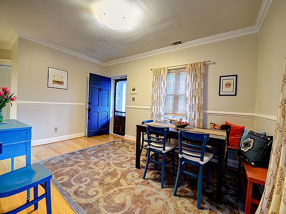 Spacious dining room