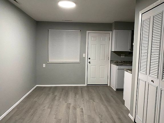 Dining area. Backdoor view.