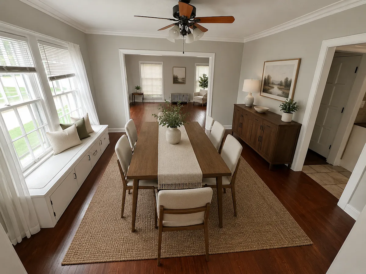 staged dining area - 3475 Norwood Rd