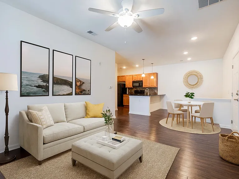 Open Layouts with Hardwood Floors