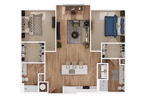Floor plan 2C-C