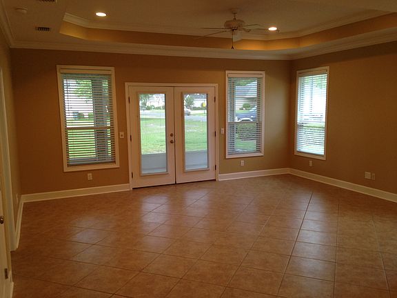 Spacious tile living room