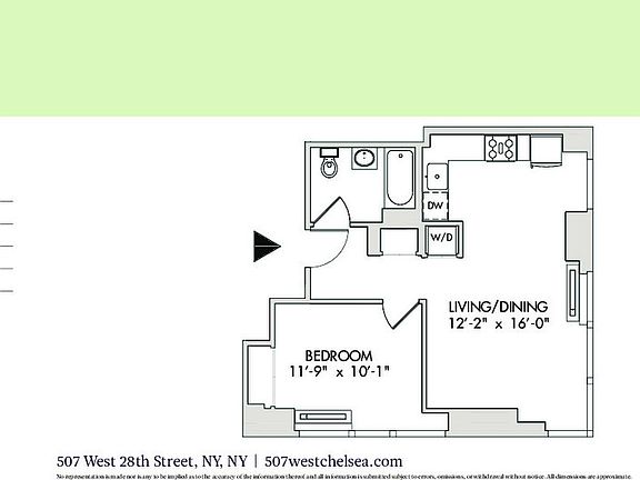 2nd image of 507 W 28th St APT 11K