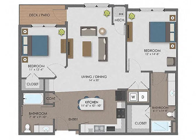 Floor plan TESLA II