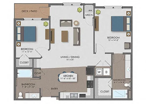 Floor plan TESLA II