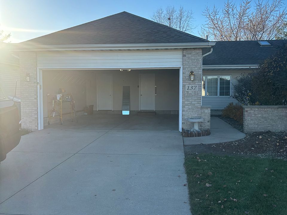 2 car attached garage