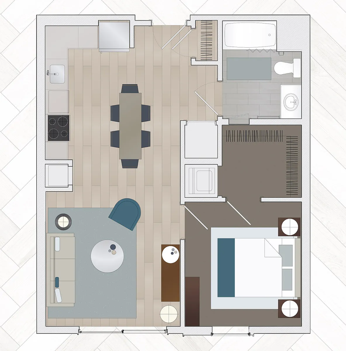 Floor plan A1E
