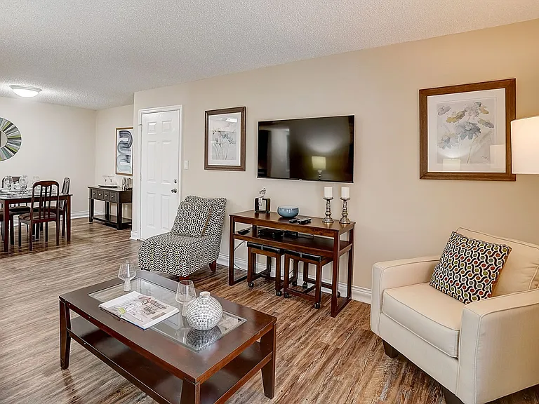 Open Concept Living Room with LVP Flooring