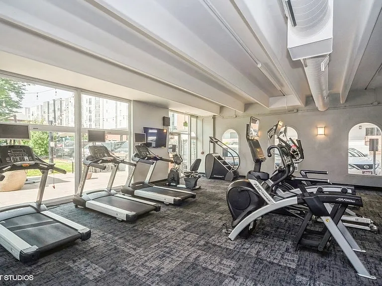 Cardio equipment available in the fitness center