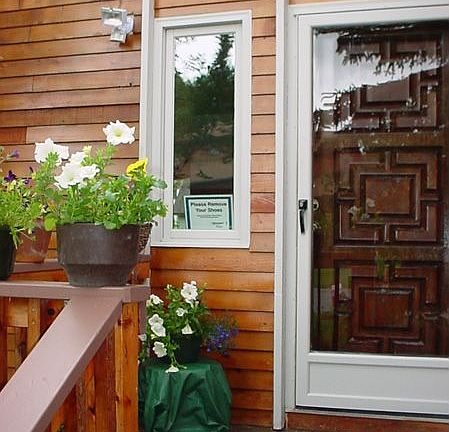 outside front door 