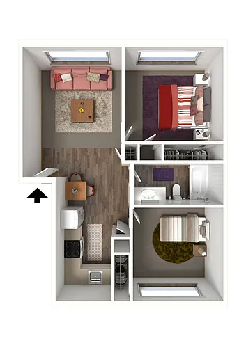 Floor plan 2X1