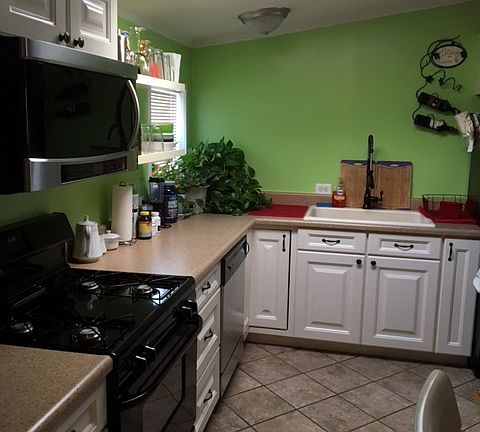 kitchen view from laundry
