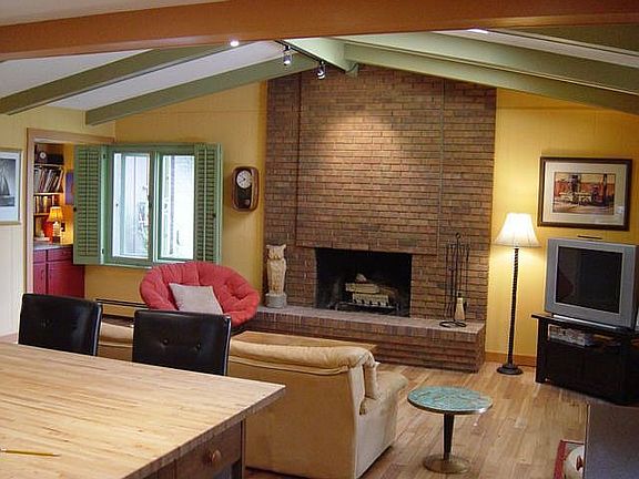 kitchen/family room fireplace