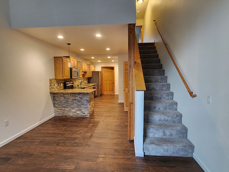 Living Room, Kitchen and Stairs