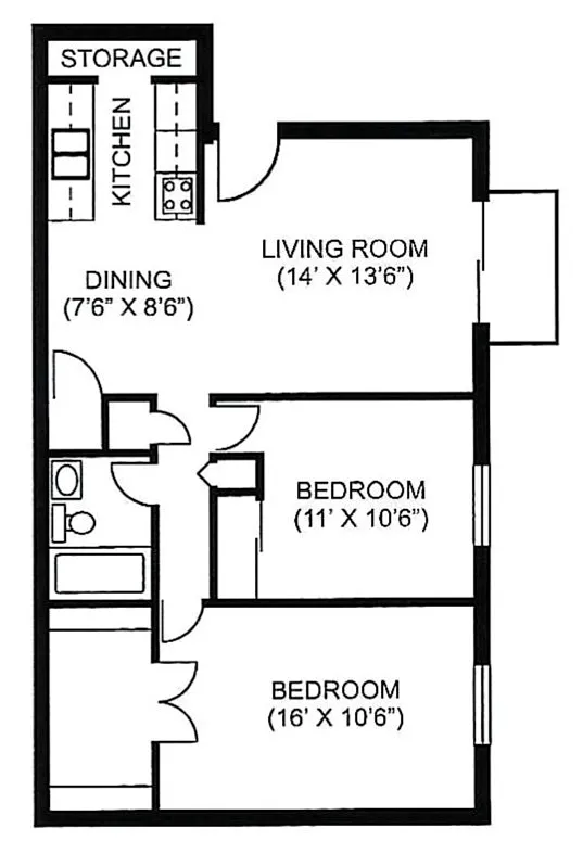 Floor plan D