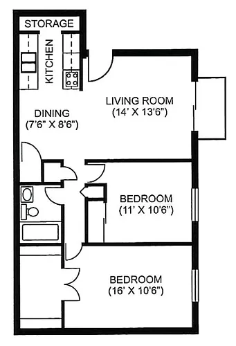 Floor plan D
