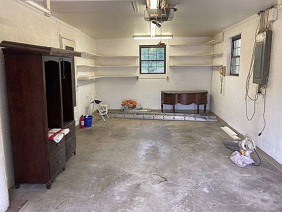 Single car attached garage