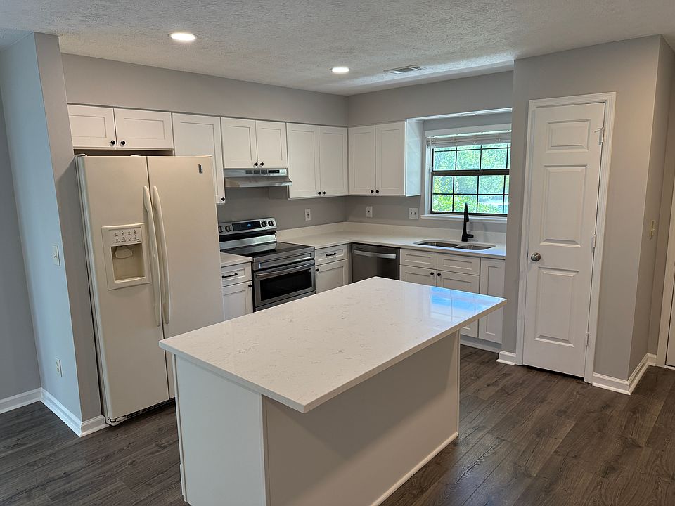 Kitchen with island.