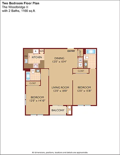 Floor plan $1.94/sq.ft. - The Woodbridge II