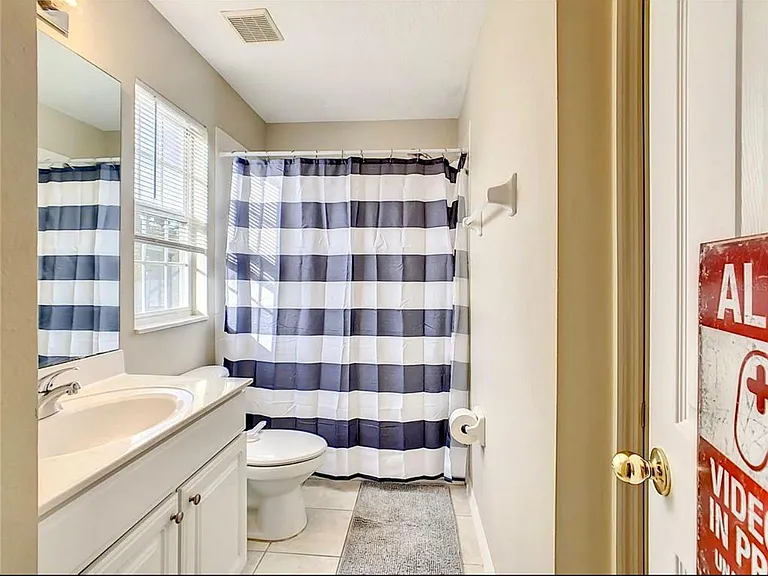 Jack and Jill bathroom upstairs