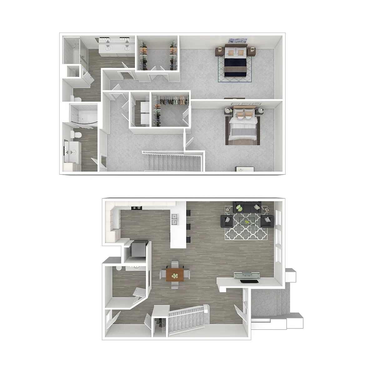 Floor plan B18 Zina Townhome