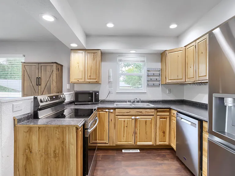 Hickory cabinets
