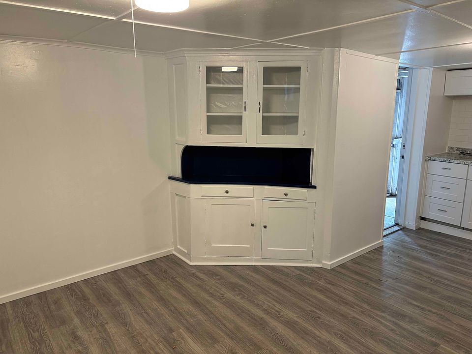 Built in cabinet storage